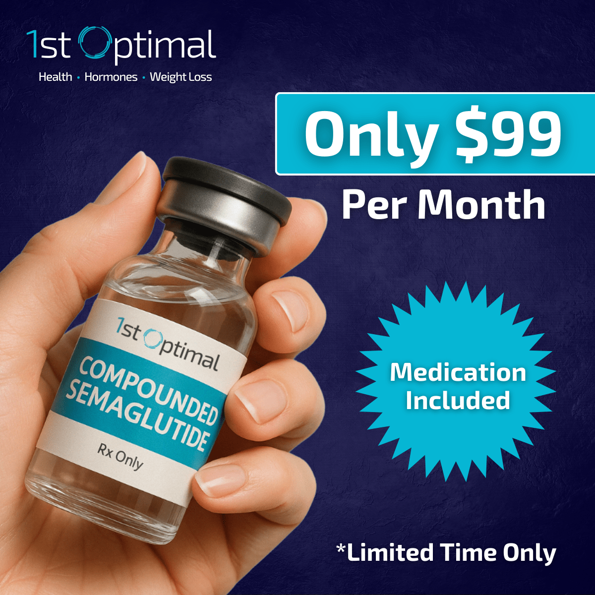 $99 GLP-1 Treatment + Weight Loss Membership Promo